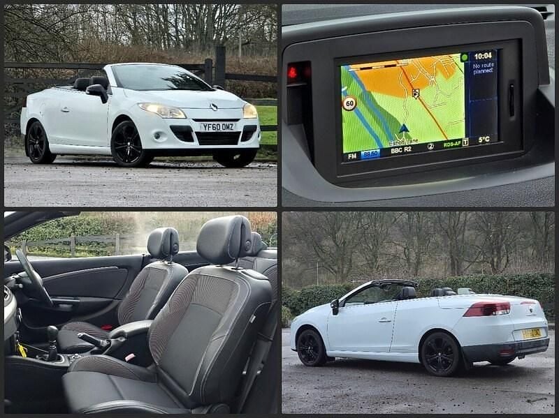 White Used 2010 Renault Mégane Cabriolet Dynamique Cabriolet | £3,975 - Image 1/3