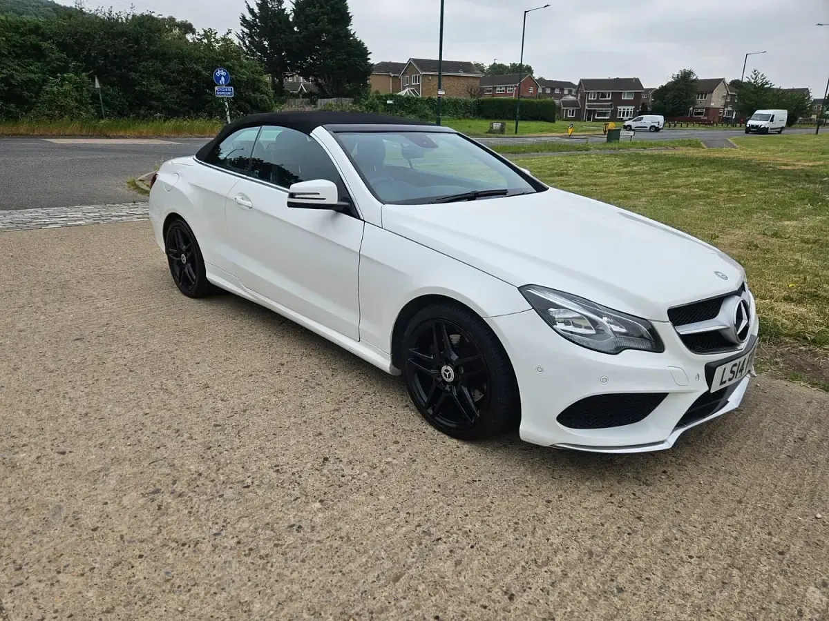 Used Mercedes E200 AMG 2014 White Cabriolet