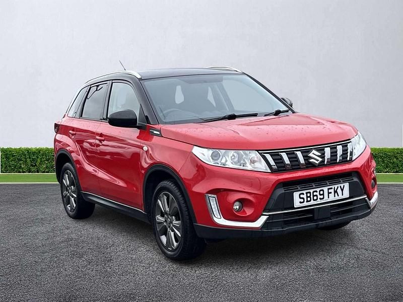 Red Used 2019 Suzuki Vitara SZ-T SUV | £10,799 (Good price) - Image 1/4
