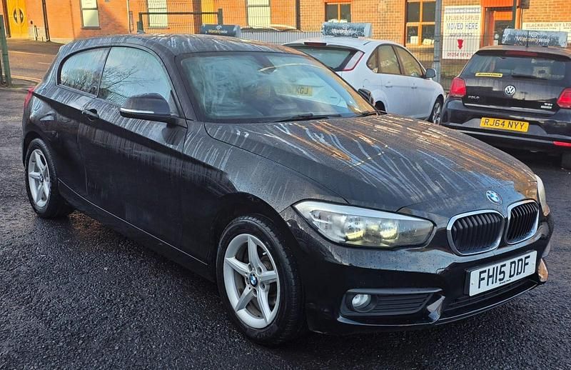 Black Used 2015 BMW 116 Efficient Dynamics Hatchback | £4,795 (Good price) - Image 1/4