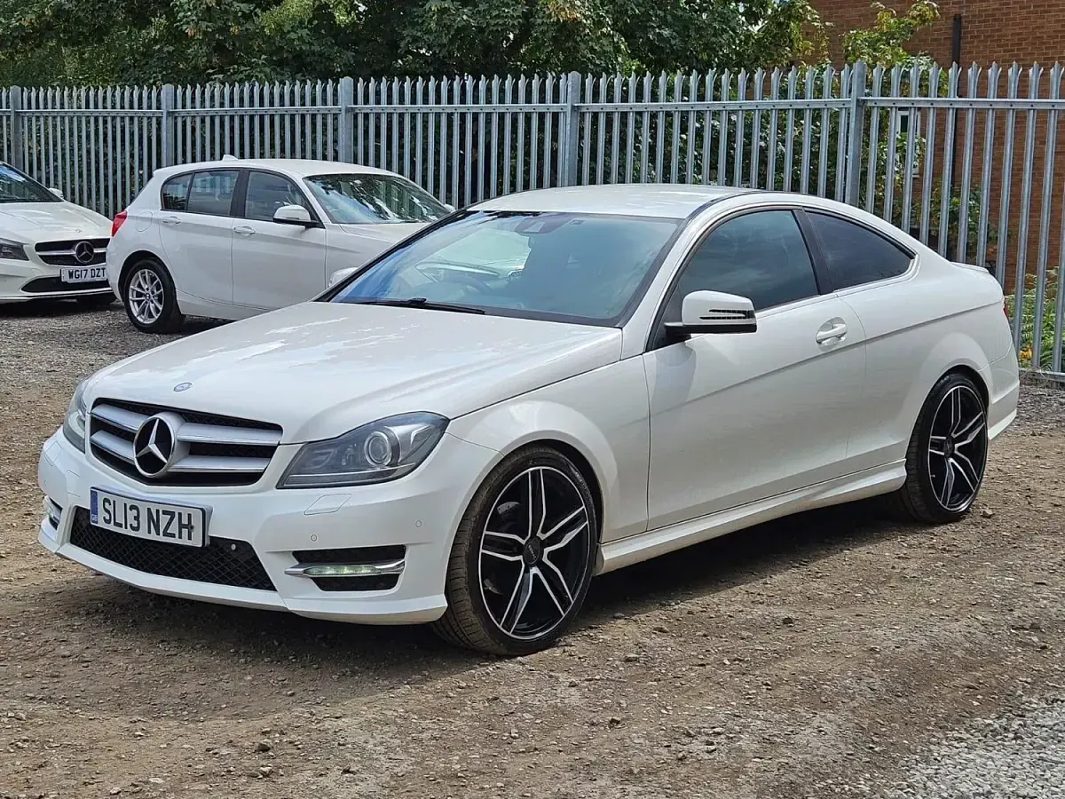 Used Mercedes C220 AMG 2013 White Coupe