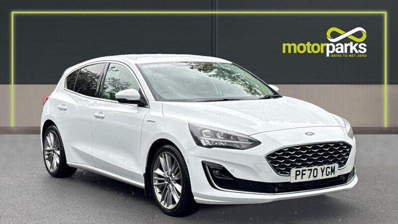Frozen white gloss Used 2021 Ford Focus Vignale Hatchback | £14,500 (Good price) - Image 1/4