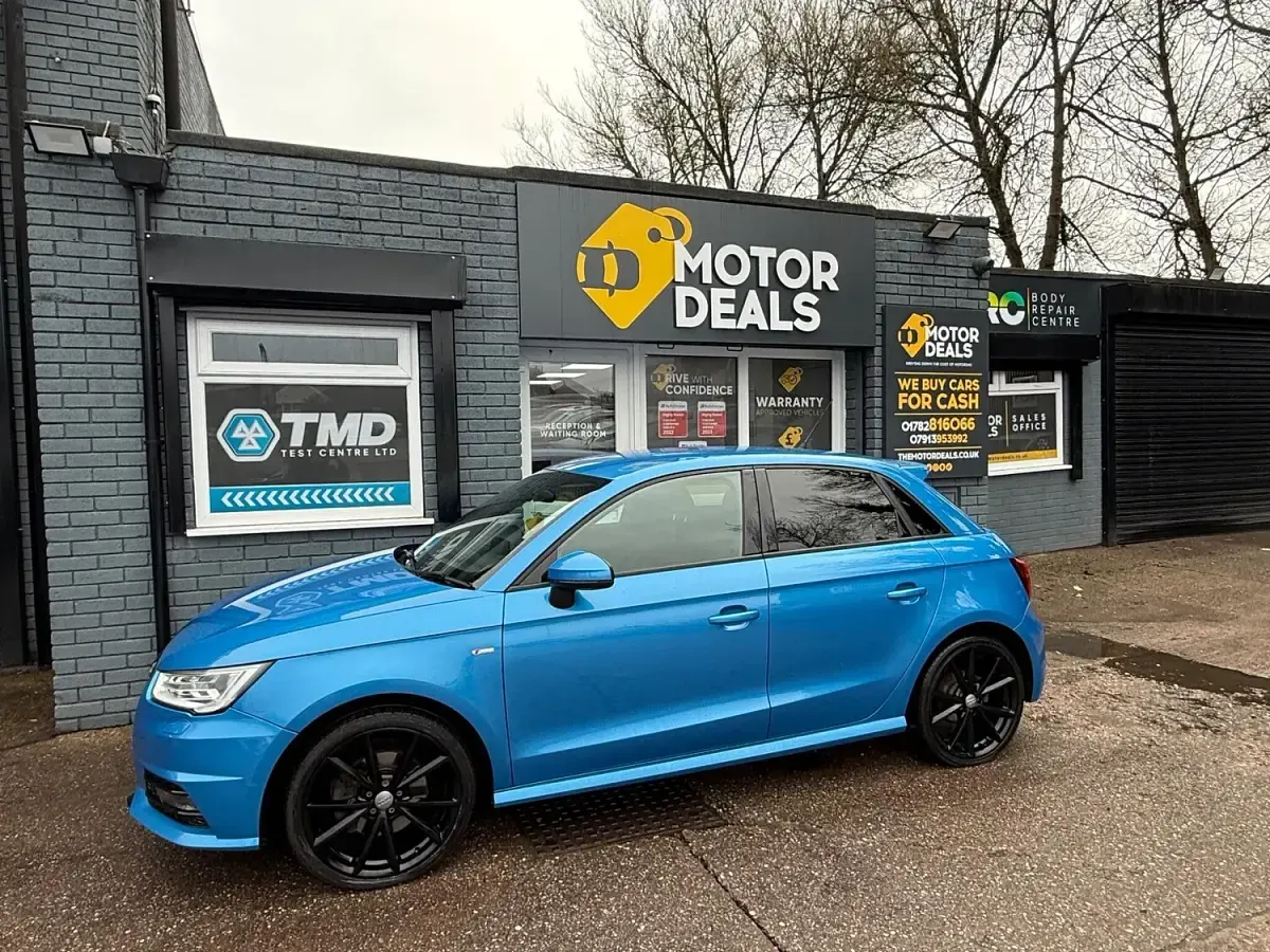 Used Audi A1 Sportback Black Edition 2017 Blue Hatchback