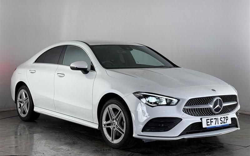 Used Mercedes CLA250e AMG Line Premium 218 HP (160 kW) 2022 White Sedan