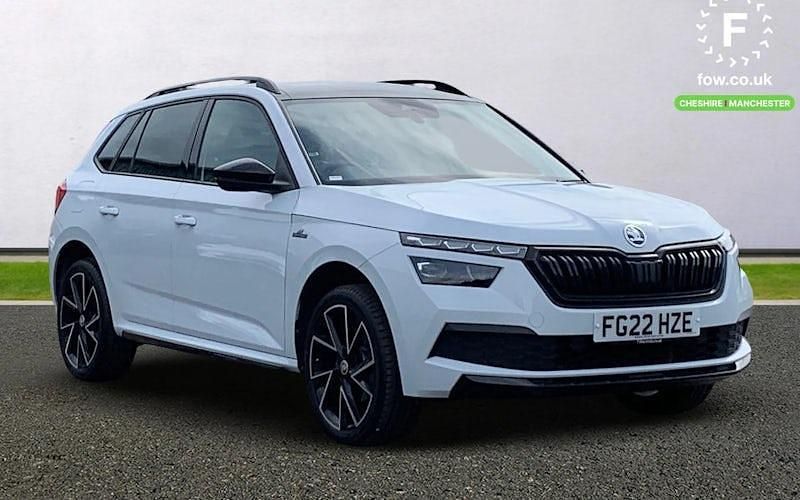White Used 2022 Skoda Kamiq Monte Carlo SUV | £17,999 (Fair price) - Image 1/4