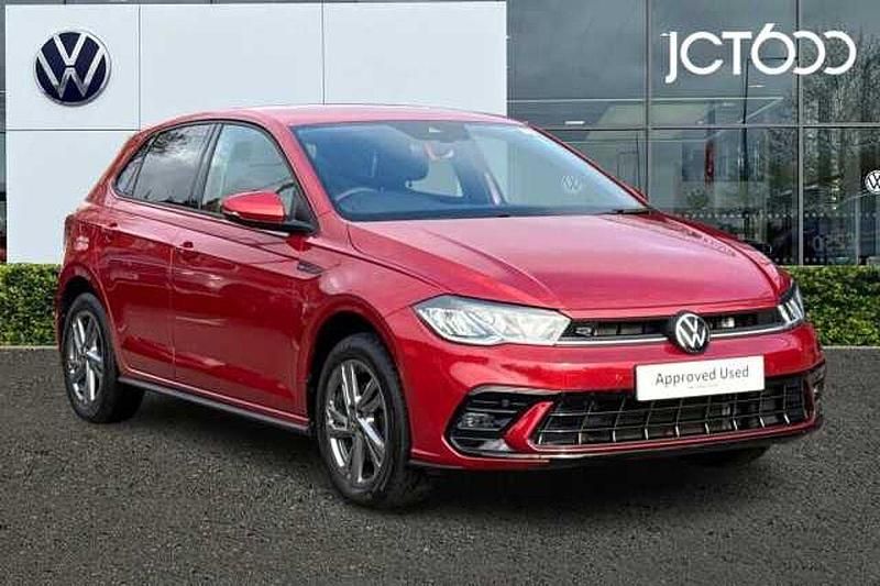 Red Used 2022 VW Polo R-line Hatchback | £17,818 (Fair price) - Image 1/4