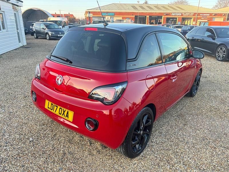 Used Vauxhall Adam S 70 HP (51 kW) 2017 Red Hatchback