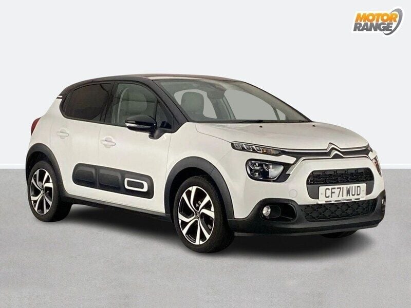 White Used 2022 Citroën C3 PureTech Hatchback | £11,195 (Fair price) - Image 1/4