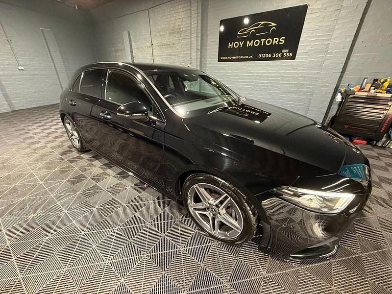 Used Mercedes A200 AMG line 150 HP (110 kW) 2020 Black Hatchback