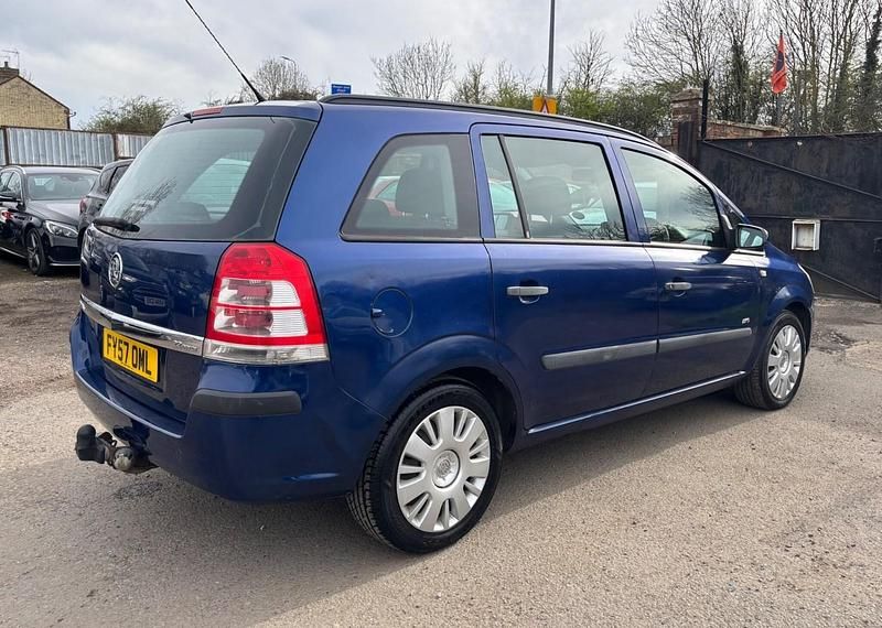 Used Vauxhall Zafira 150 HP (110 kW) 2007 Blue MPV