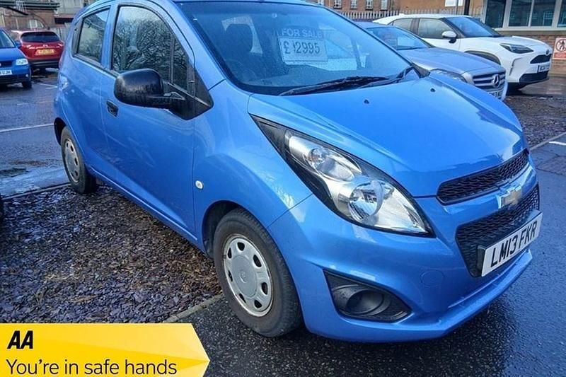 Used Chevrolet Spark LS 68 HP (50 kW) 2013 Blue Hatchback