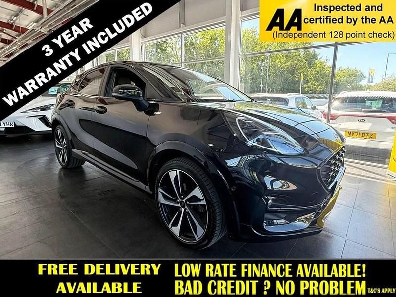 Black Used 2020 Ford Puma ST-Line X SUV | £13,595 (Fair price) - Image 1/2