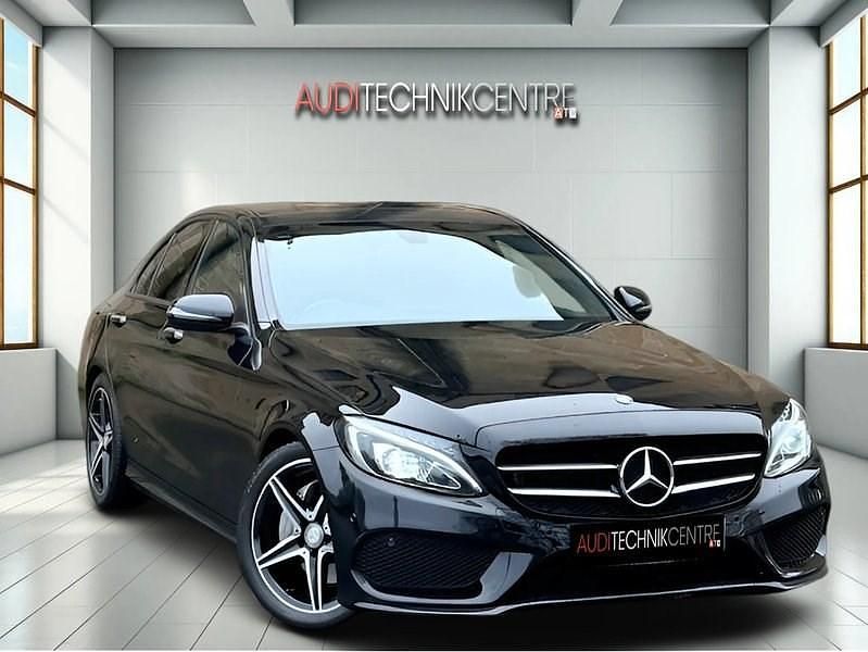 Black Used 2017 Mercedes C220 AMG line Sedan | £12,699 (A bit pricey) - Image 1/3
