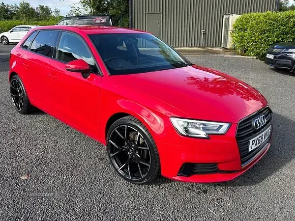 Used Audi A3 Sport 116 HP (85 kW) 2018 Red Sedan