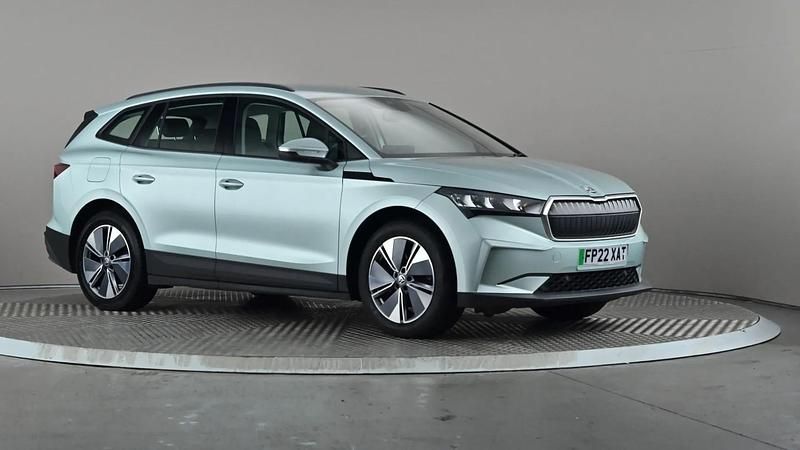 Silver Used 2022 Skoda Enyaq iV ecoSuite SUV | £15,977 (Fair price) - Image 1/3