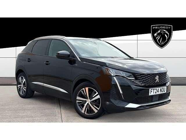 Black Used 2024 Peugeot 3008 Allure+ SUV | £19,873 (Fair price) - Image 1/4