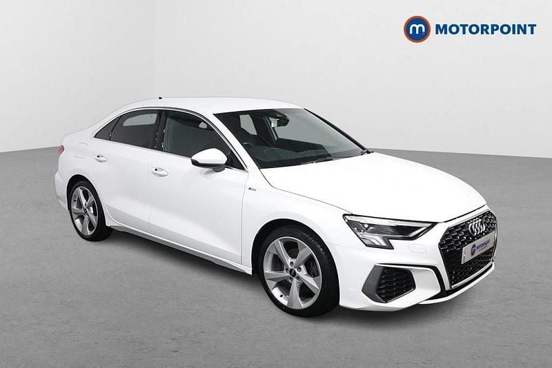 Used Audi A3 S-Line 2021 White Sedan
