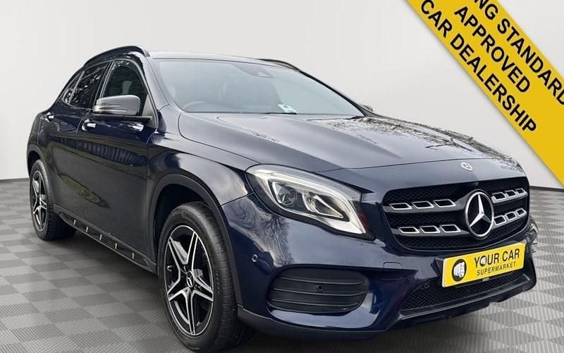 Used Mercedes GLA220 AMG Line Premium 177 HP (130 kW) 2018 Blue SUV