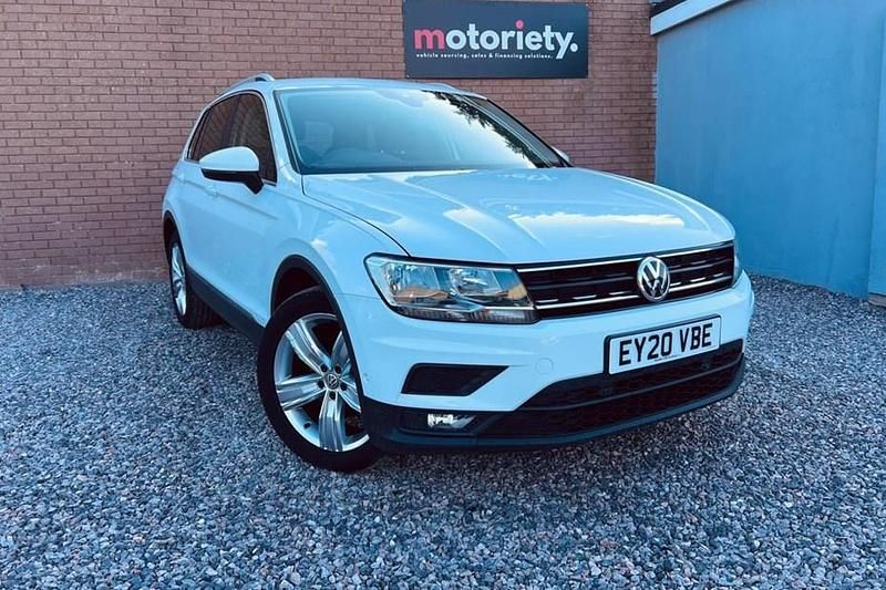 White Used 2020 VW Tiguan Match SUV | £14,495 (Good price) - Image 1/1