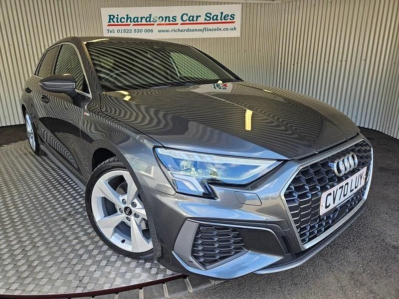 Grey Used 2020 Audi A3 Sportback S-Line Hatchback | £17,000 (Fair price) - Image 1/2