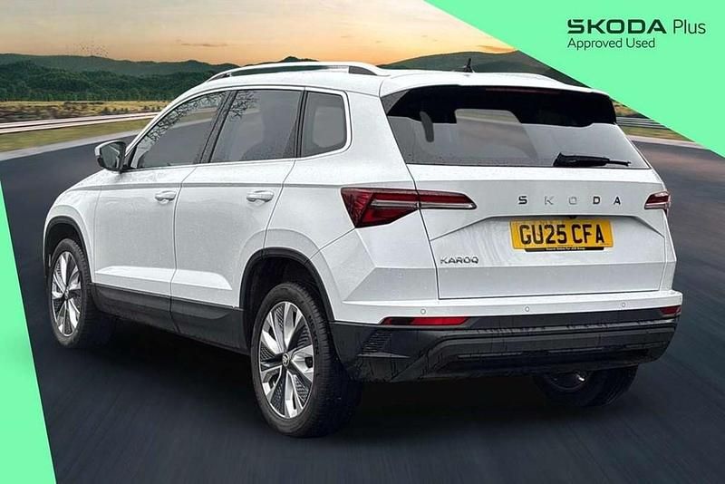 Used Skoda Karoq SE L 150 HP (110 kW) 2025 Moon white metallic SUV
