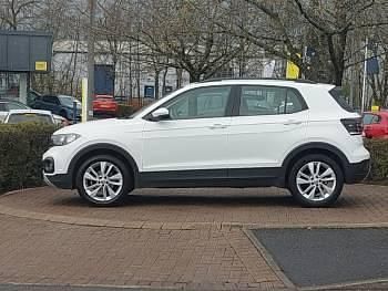 Used VW T-Cross SE 115 HP (84 kW) 2020 White SUV