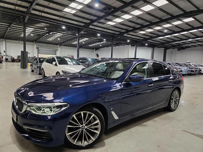 Blue Used 2018 BMW 530e Comfort Edition Sedan | £10,880 (Super price) - Image 1/4