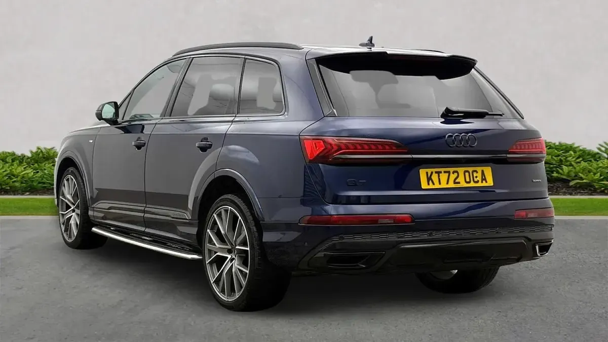 Begagnad Audi Q7 Advanced 231 HK (169 kW) 2023 Blå SUV
