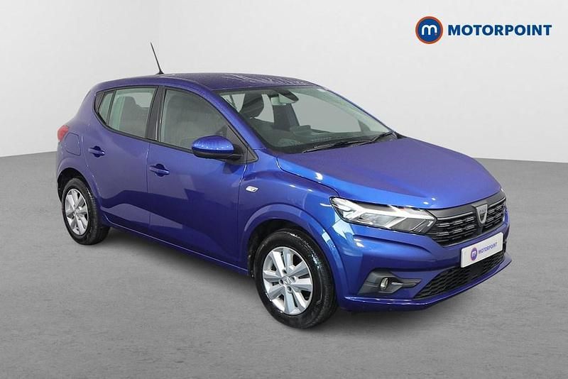 Blue Used 2022 Dacia Sandero Comfort Hatchback | £9,999 (Fair price) - Image 1/4