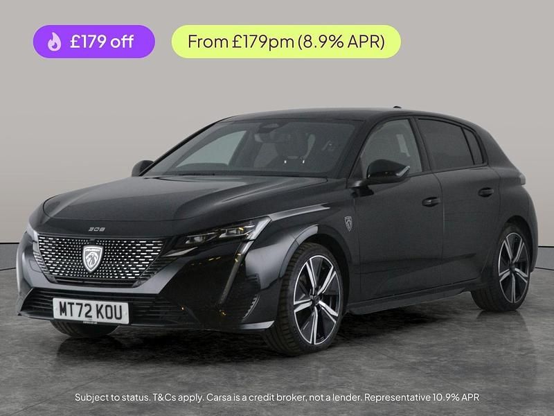 Black Used 2022 Peugeot 308 GTi Hatchback | £12,750 (Fair price) - Image 1/2