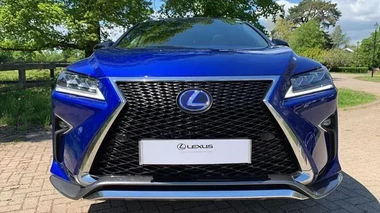 Used Lexus RX450h Sport Line 2017 Blue SUV