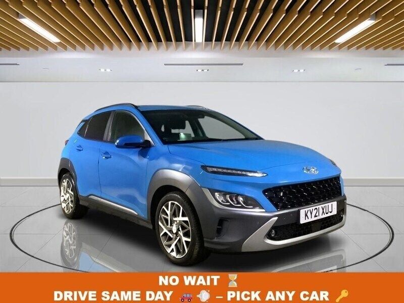 Blue Used 2021 Hyundai Kona Ultimate SUV | £15,949 (A bit pricey) - Image 1/3