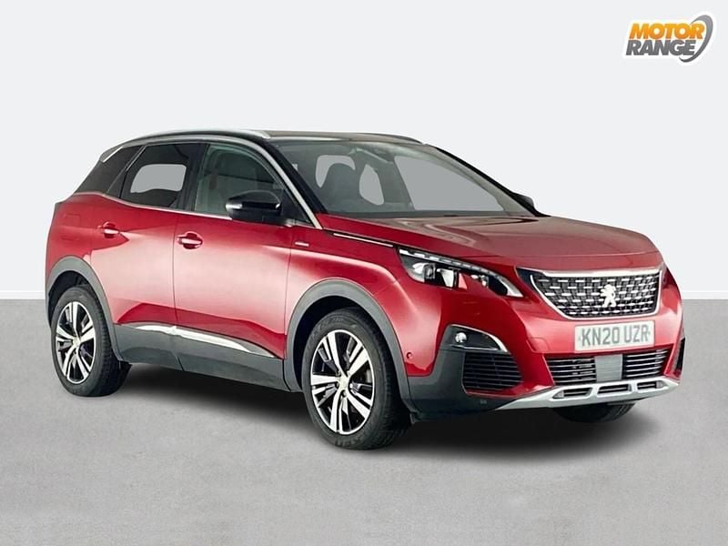 Red Used 2020 Peugeot 3008 GT-line Hatchback | £13,495 (Good price) - Image 1/4