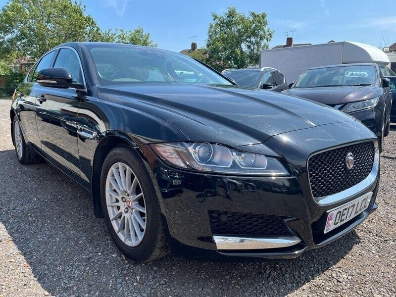 Black Used 2017 Jaguar XF Prestige Sedan | £8,390 (Good price) - Image 1/2