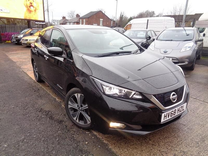 Used Nissan Leaf Tekna 110 kW (150 HP) 2018 Black Hatchback