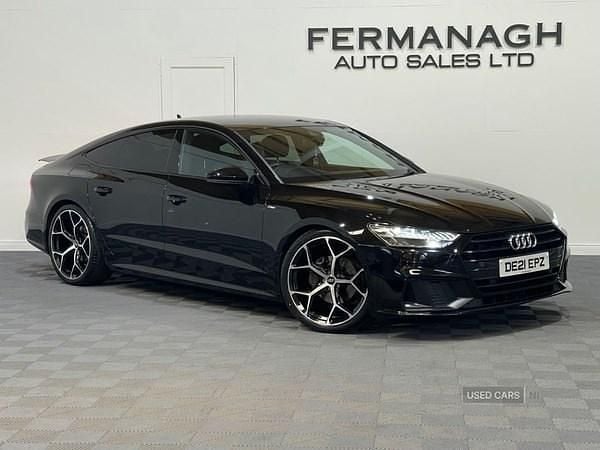 Black Used 2021 Audi A7 S-Line Hatchback | £26,490 (Fair price) - Image 1/4