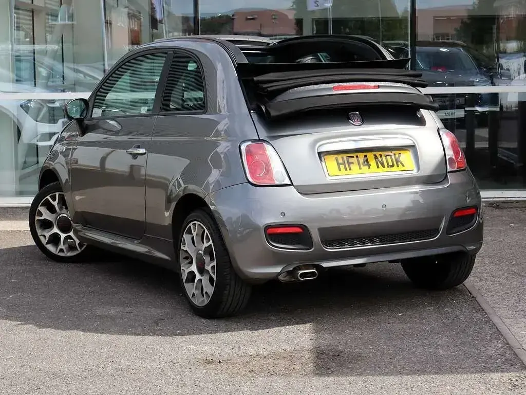 Used Fiat 500 S 69 HP (50 kW) 2014 Grey Cabriolet