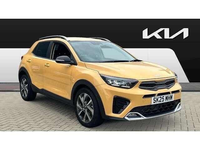 Yellow Used 2025 Kia Stonic GT-Line SUV | £18,995 (Fair price) - Image 1/4