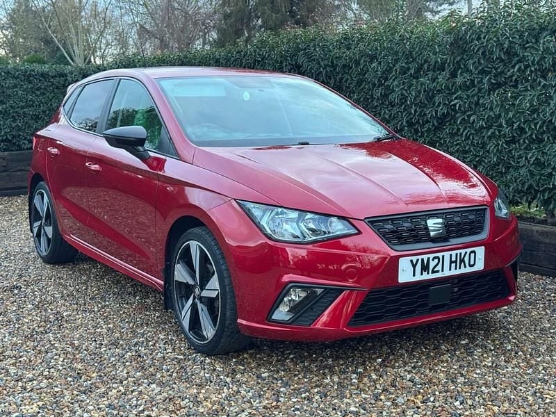 Red Used 2021 Seat Ibiza SE Technology Hatchback | £11,295 (Fair price) - Image 1/4