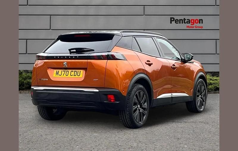 Used Peugeot e-2008 GTi 100 kW (136 HP) 2020 Orange SUV