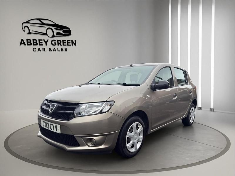 Beige Used 2013 Dacia Sandero Ambiance Hatchback | £1,995 (A bit pricey) - Image 1/4
