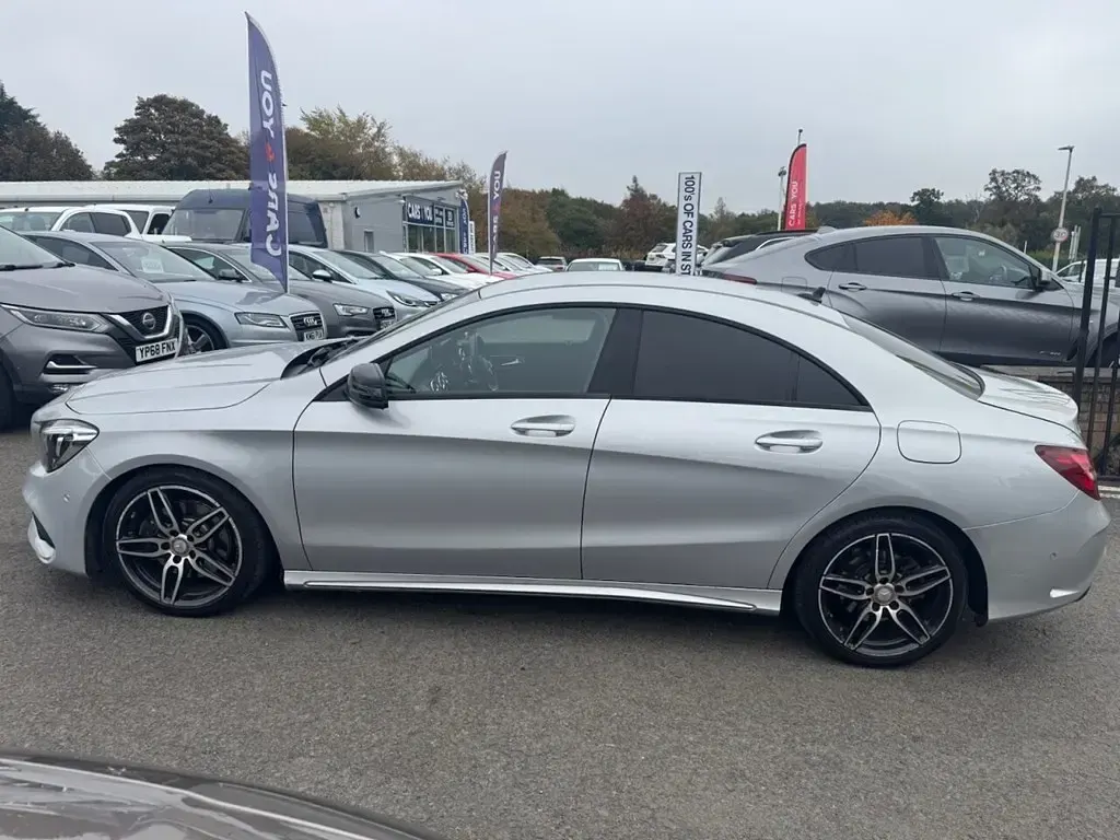 Used Mercedes CLA220 AMG line 177 HP (130 kW) 2016 Silver Sedan