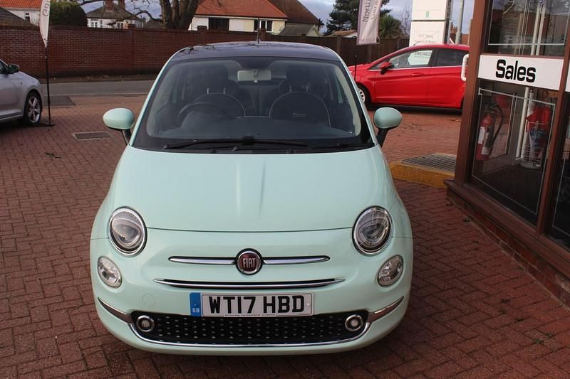 Used Fiat 500 Lounge 69 HP (50 kW) 2017 Green Hatchback