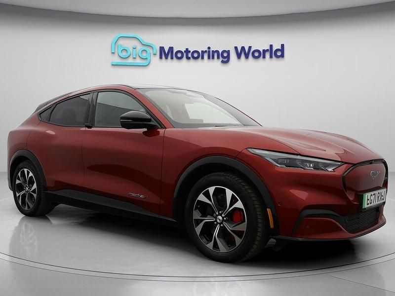 Red Used 2021 Ford Mustang Mach-E Extended Range SUV | £20,100 (Fair price) - Image 1/4