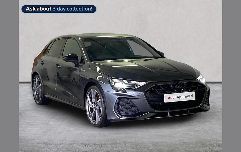 Used Audi A3 Black Edition 150 HP (110 kW) 2025 Grey Hatchback