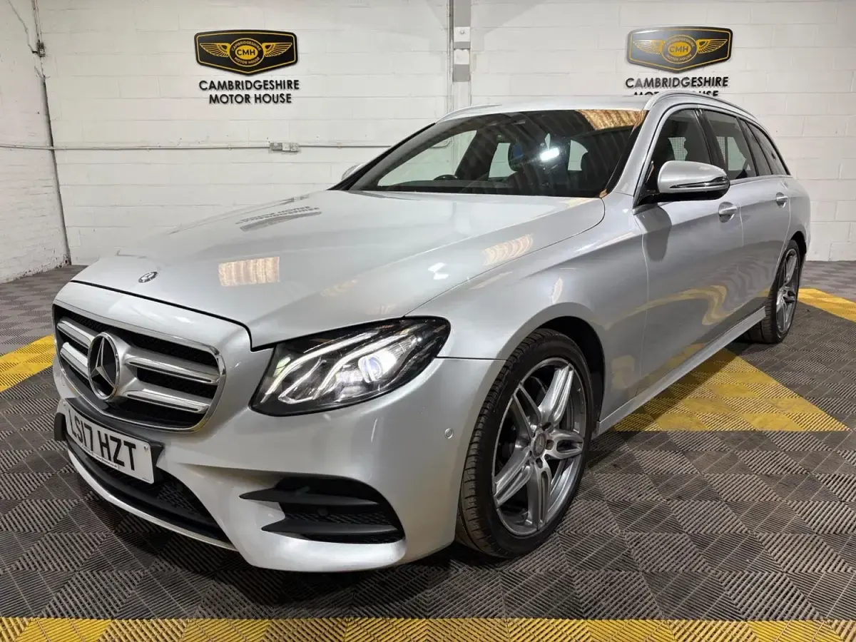 Used Mercedes E220 AMG line 2017 Silver Estate