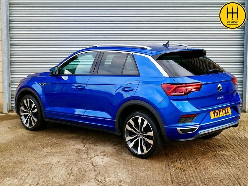 Used VW T-Roc R-line 150 HP (110 kW) 2021 Blue SUV