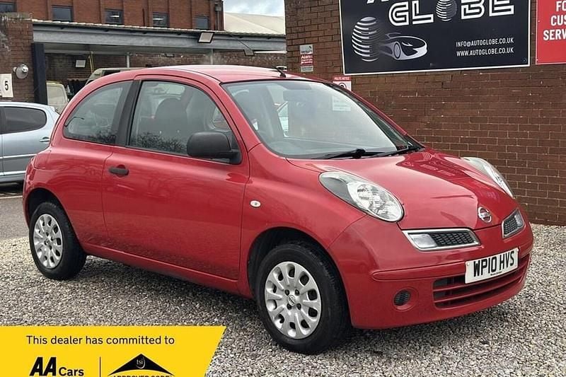 Used Nissan Micra Visia 79 HP (58 kW) 2010 Red Hatchback