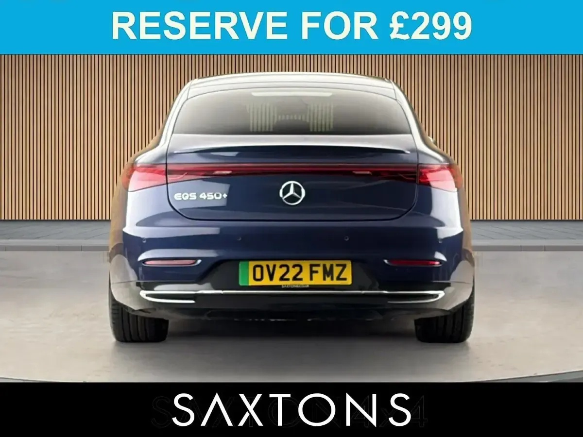 Used Mercedes EQS450+ Luxury 244 kW (333 HP) 2022 Blue Sedan