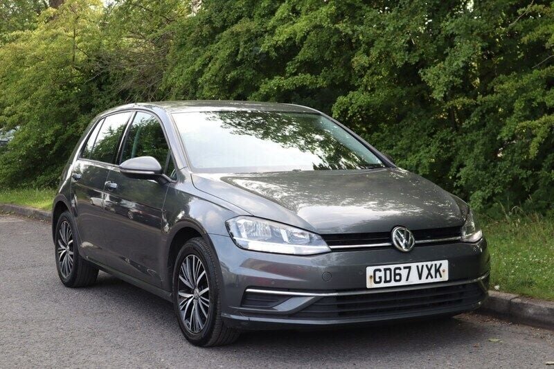 Grey Used 2018 VW Golf VII SE Hatchback | £5,489 (Fair price) - Image 1/4